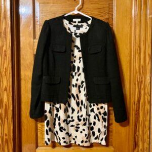 Leopard Print Short-Sleeve T-shirt Mini Dress: Sanctuary/Size Small